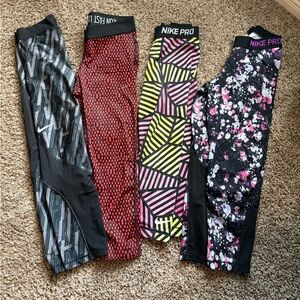 Nike Pro Capri Women’s Leggings Set - Size Small